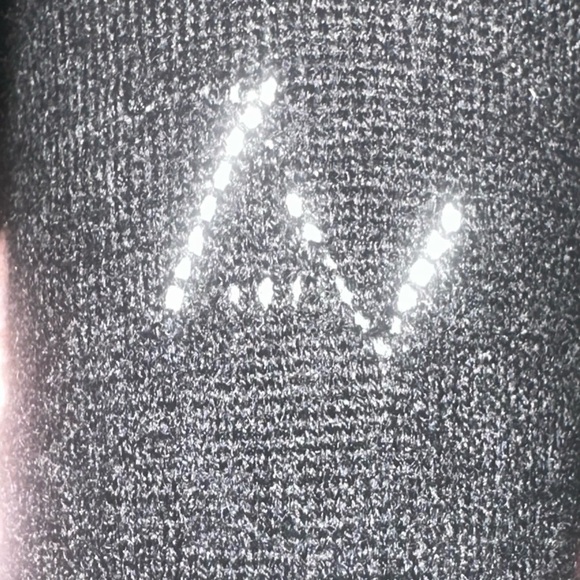 Zadig & Voltaire Black “Je T’aime” Merino Wool Crewneck Sweater Size Medium EUC! - Picture 9 of 10